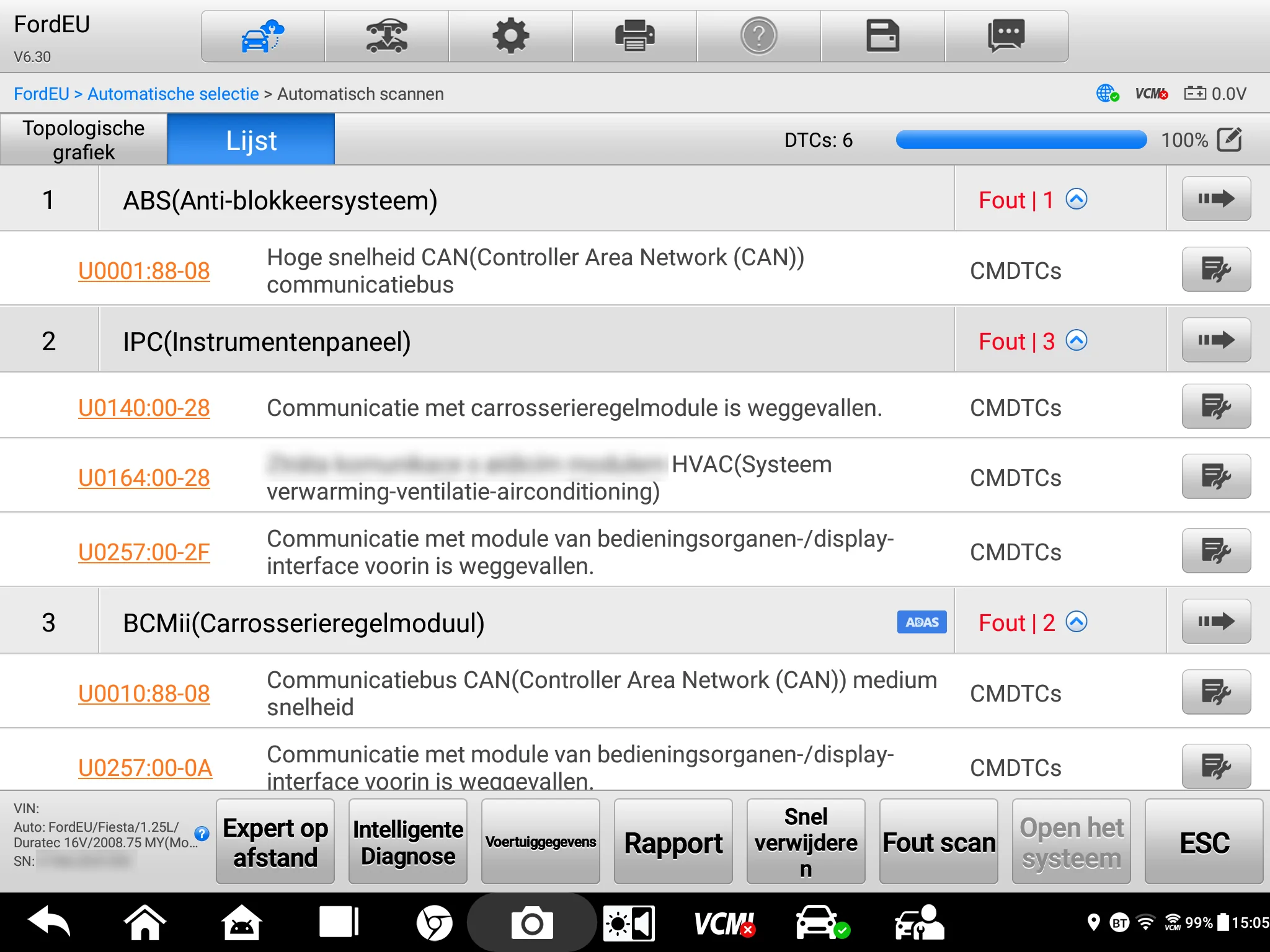 Autel Cloud - Voertuigdiagnose uitvoeren