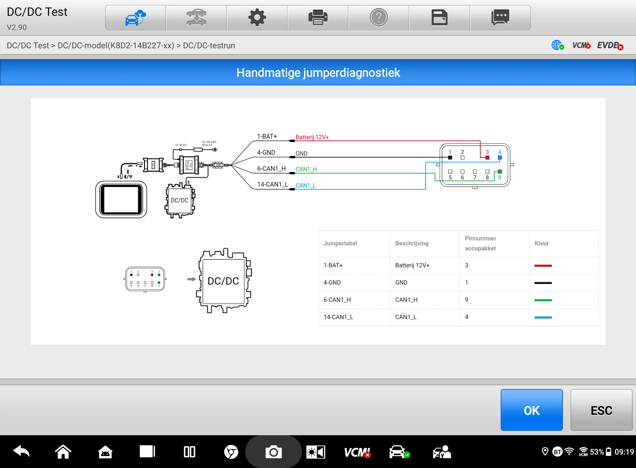 Autel | DC/DC test - Handmatige jumperdiagnostiek