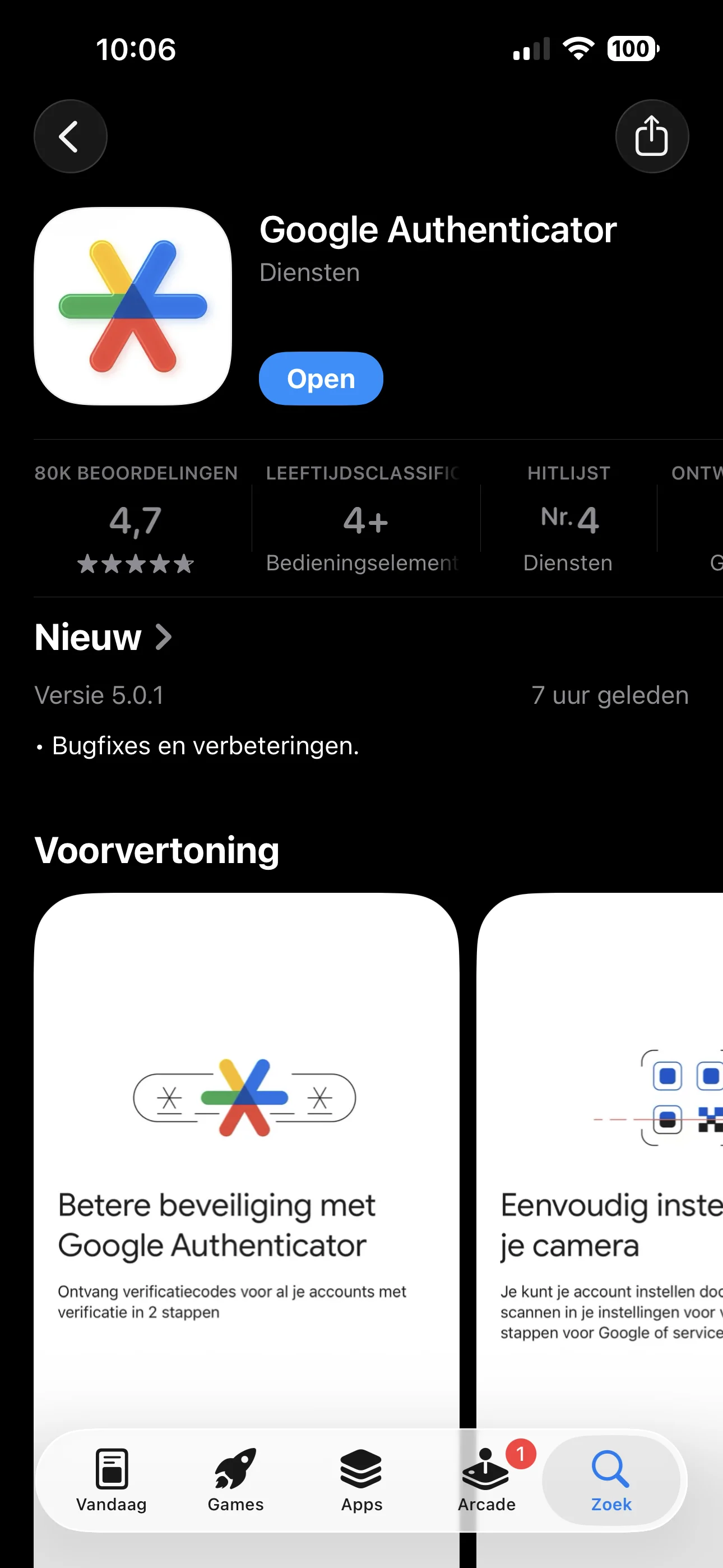 Stap 5 - Google Authenticator installeren