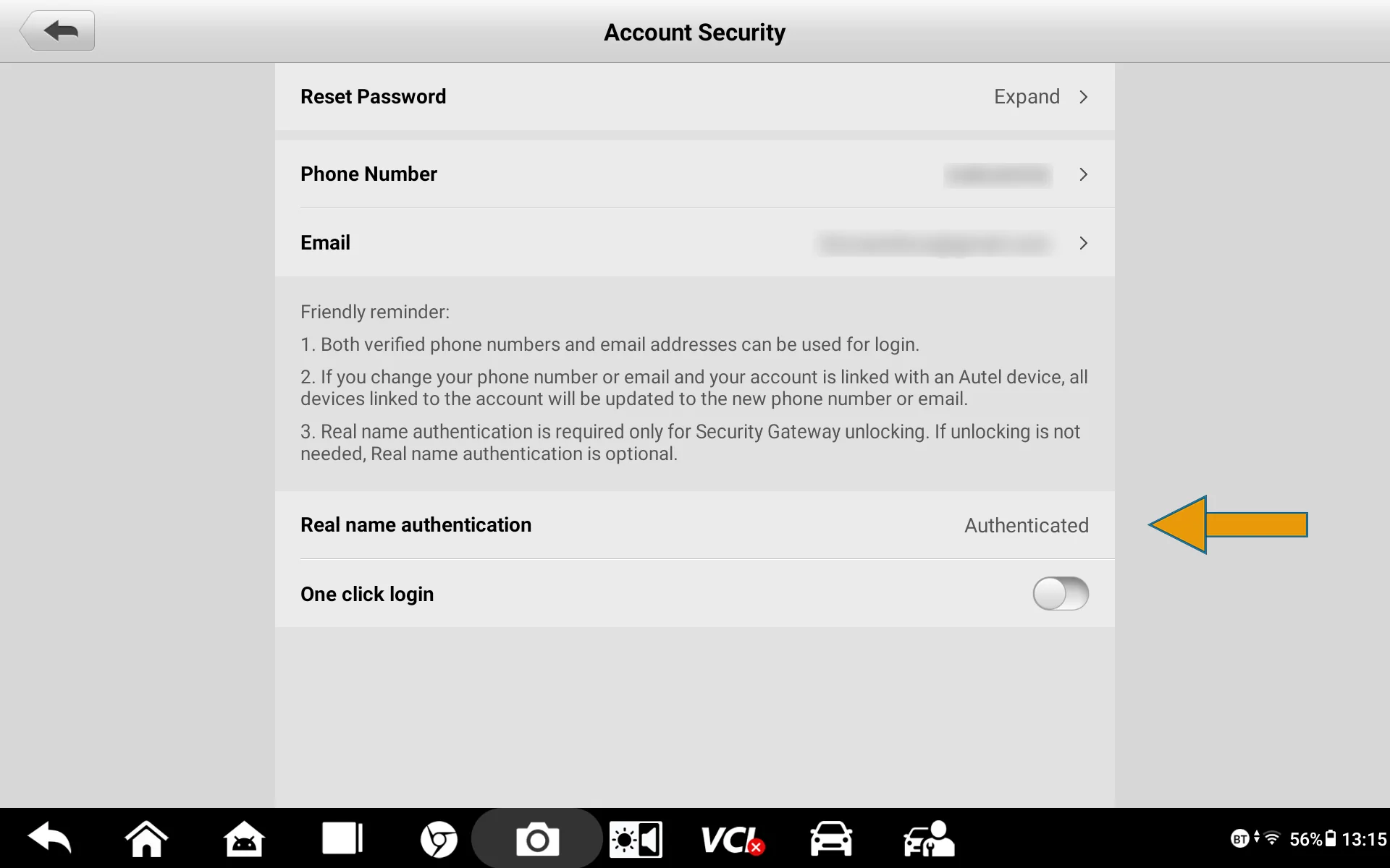 Stap 13 - Authenticatiestatus controleren